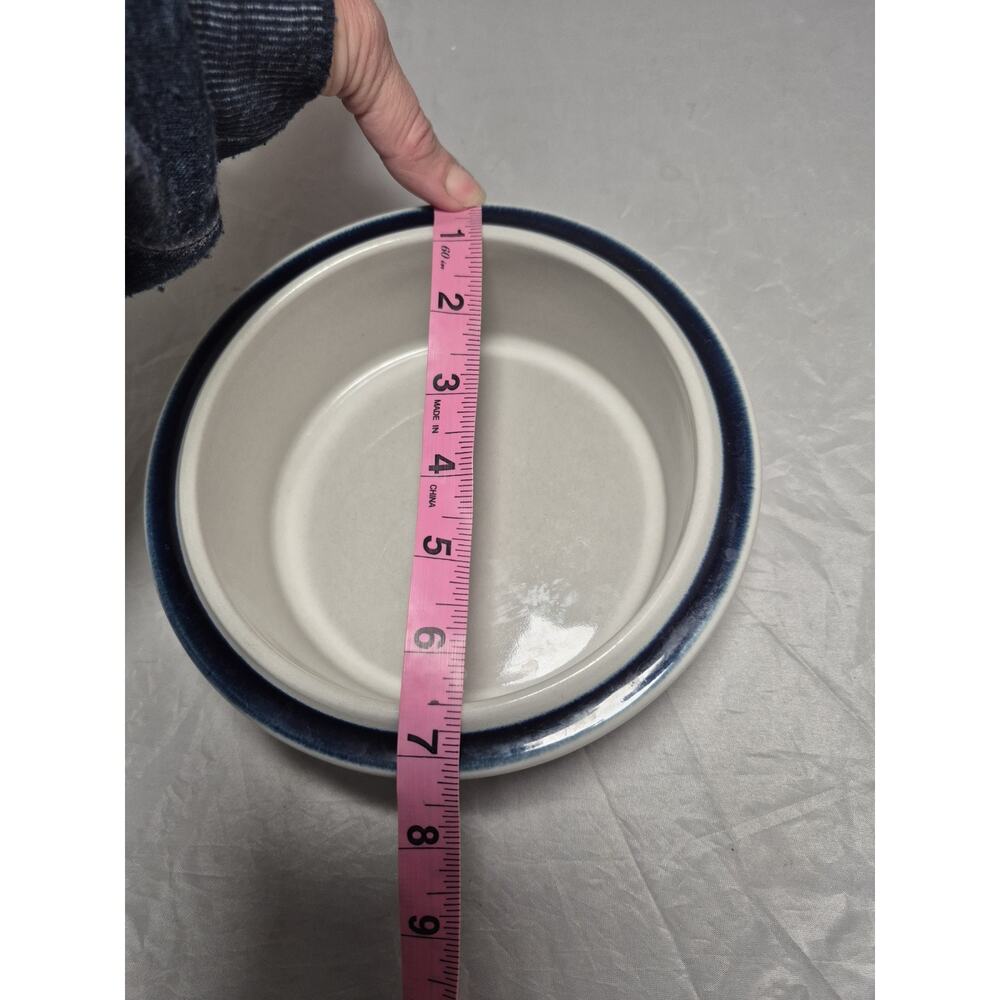 💥 Nice MCM ARABIA Finland ANEMONE BLUE Ulla Procope Round Serving Bowl 7” - Picture 5 of 5